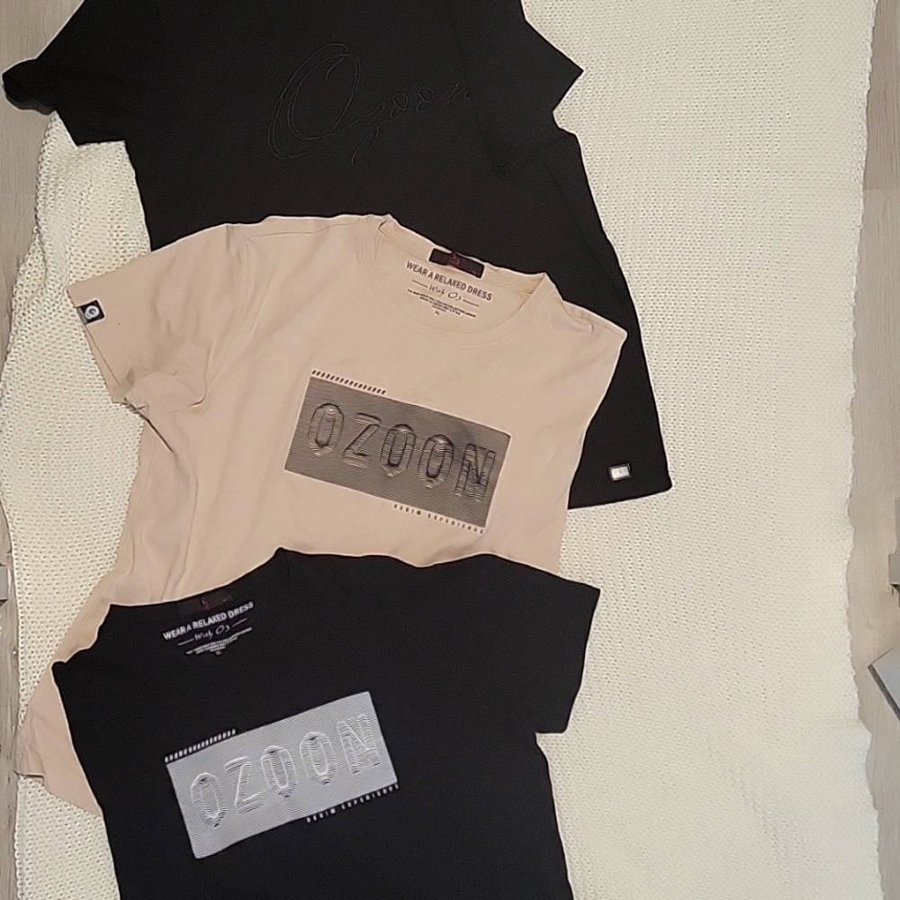 3 men's cotton tshirts